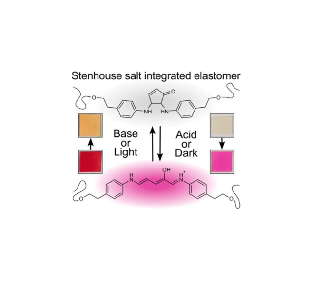 ToC of Pendent No More: Direct Backbone Integration of Stenhouse Salt Enables Multi-Responsive Commodity Polyurethanes